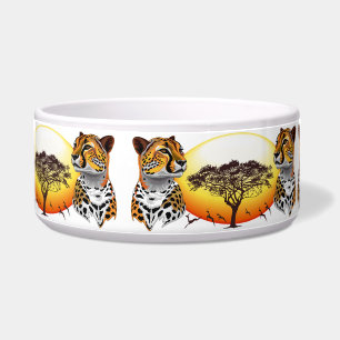 Cheetah African Feline Wild Animal Bowl