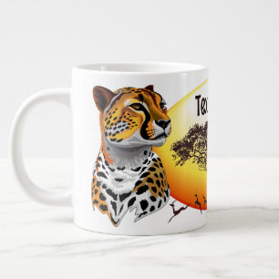 Cheetah African Feline Wild Animal Giant Coffee Mug
