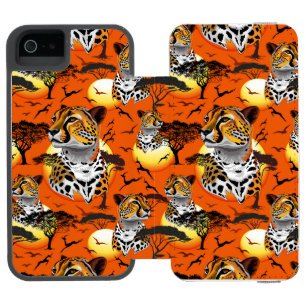 Cheetah African Feline Wild Animal iPhone SE/5/5s Wallet Case