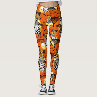 Cheetah African Feline Wild Animal Leggings