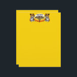 Cheetah African Feline Wild Animal Letterhead<br><div class="desc">The cheetah (Acinonyx jubatus) is a large cat and the fastest land animal. It has a tawny to creamy white or pale buff fur that is marked with evenly spaced, solid black spots. The head is small and rounded, with a short snout and black tear-like facial streaks. It reaches 67–94...</div>