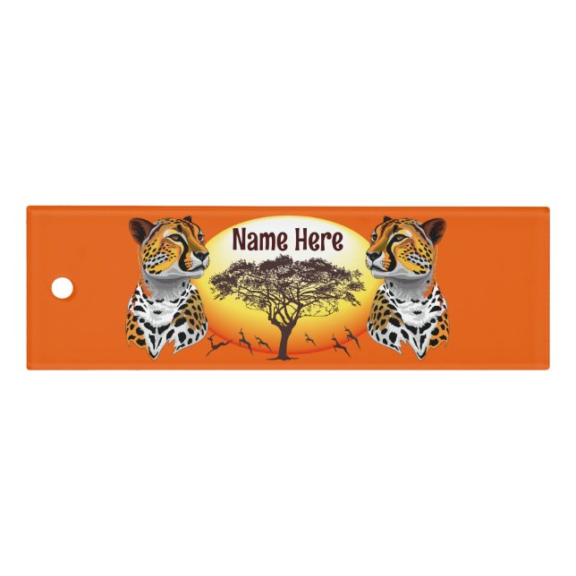 Cheetah African Feline Wild Animal Ruler (Front)