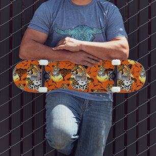 Cheetah African Feline Wild Animal Skateboard