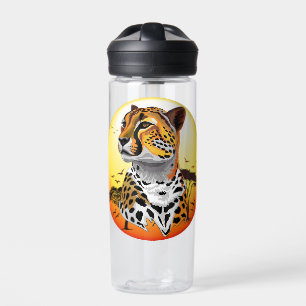 Cheetah African Feline Wild Animal Water Bottle