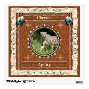Cheetah Agility Energy Wall Decal