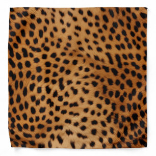 Cheetah Animal Fur Bandana