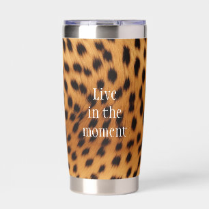 Cheetah Animal Fur Insulated Tumbler