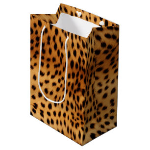 Cheetah Animal Fur Medium Gift Bag