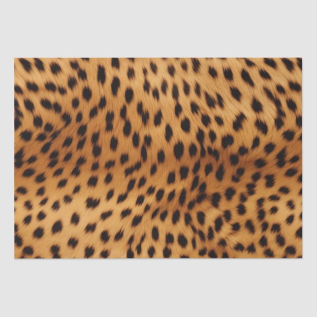 Cheetah Animal Fur Tissue Paper (Front)