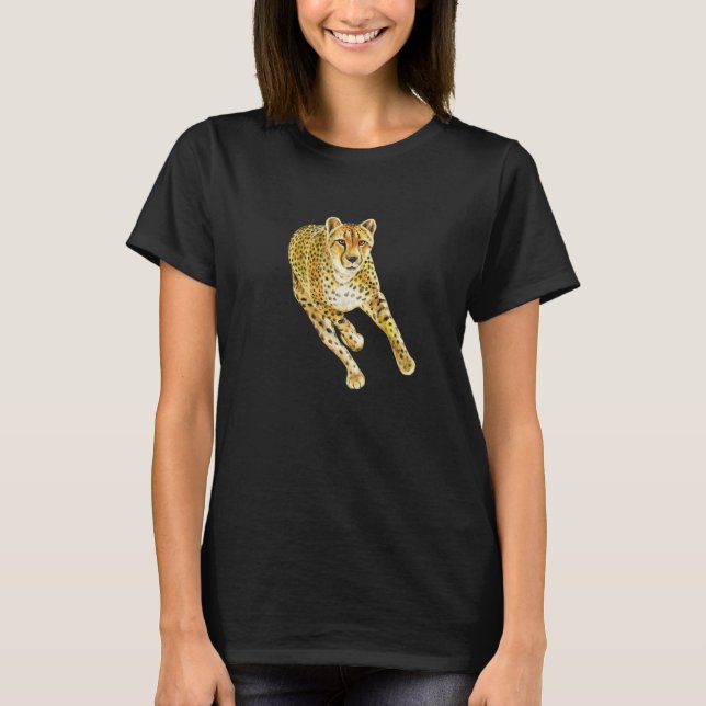 Cheetah Animal Lover Gift Men Women Kids Girls Boy T-Shirt (Front)