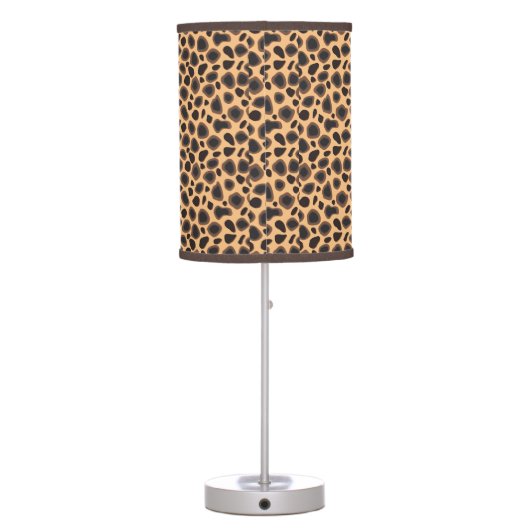 Cheetah Animal Print Table Lamp (Back)