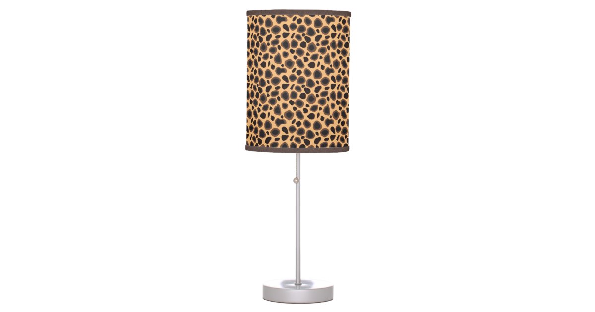 Cheetah Animal Print Table Lamp, Cheetah Print Table Lamp