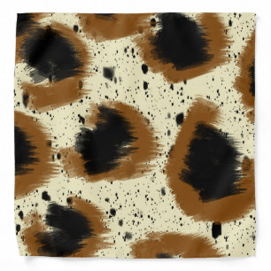 Cheetah Animal Terrazzo Abstract Bandana