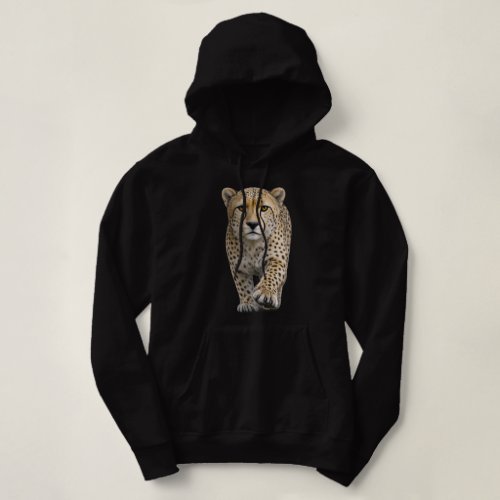 Cheetah Approaching Hoodie