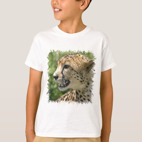 Cheetah Attack Kids T_Shirt