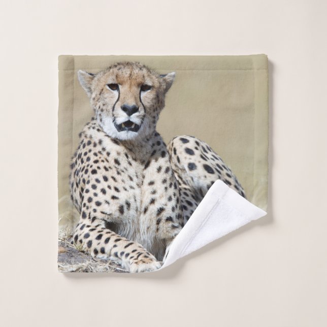 Cheetah Bath Towel Set (Wash Cloth)