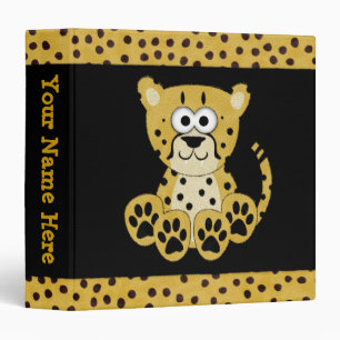 Cheetah Binder (Fuzzy)