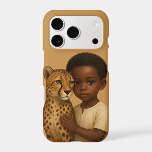 Cheetah & Boy: Bond of the Wild and Innocent iPhone 17 Pro Case