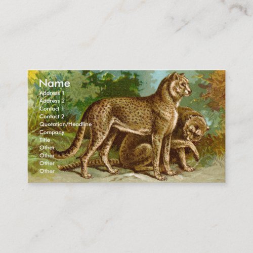 Cheetah Business Card