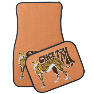 Cheetah Car Floor Mat