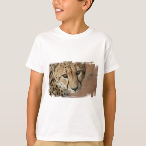 Cheetah Cat Kids T_Shirt
