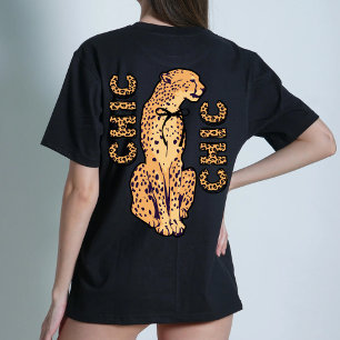 Cheetah Chic Graphic bold modern T-Shirt Tri-Blend Shirt