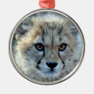 Cheetah Christmas Ornament