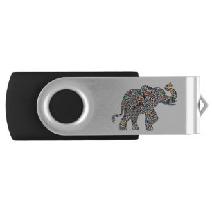 Cheetah-Elephant- Flash Drive