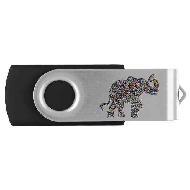 Cheetah-Elephant- Flash Drive (Front)