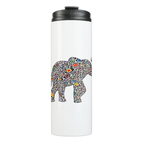 Cheetah_Elephant_ Thermal Tumbler