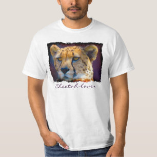 Cheetah Endangered Species Wildlife Art T-Shirt