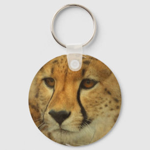 Cheetah Face Keychain