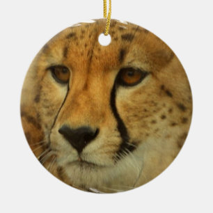 Cheetah Face Ornament