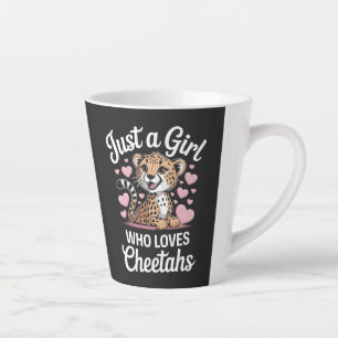 Cheetah Funny Quote Latte Mug