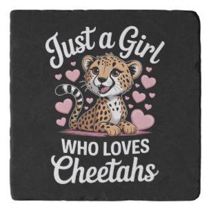 Cheetah Funny Quote  Trivet