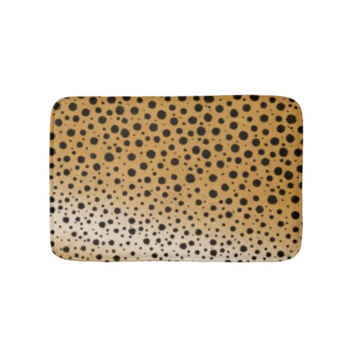 Cheetah Fur Exotic Animal Print Bath Mat