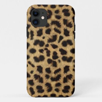 Cheetah Fur Photo Printed Iphone 11 Case by iPhoneCaseGallery at Zazzle