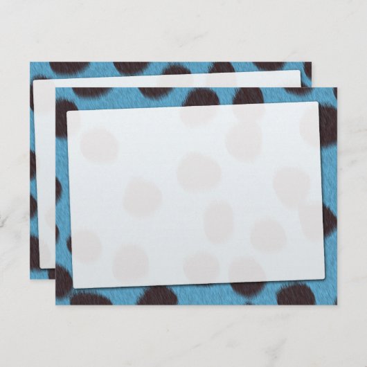 Cheetah fur texture print (Front/Back)