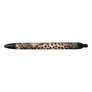 Cheetah Fur with Ethnic Ornaments Pen