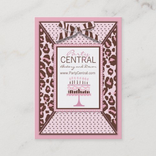 Cheetah Girl Business Card