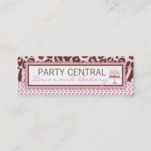 Customizable Cheetah Girl Business Card