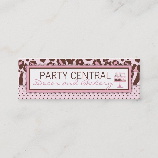 Cheetah Girl Business Card (Front)