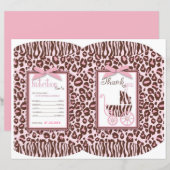Cheetah Girl Gift Puff Box Template (Front/Back)