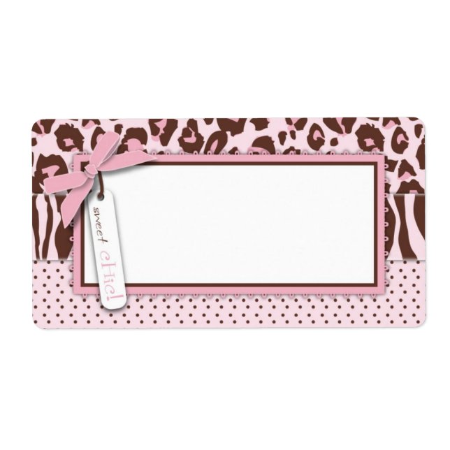 Cheetah Girl Name Tag (Front)