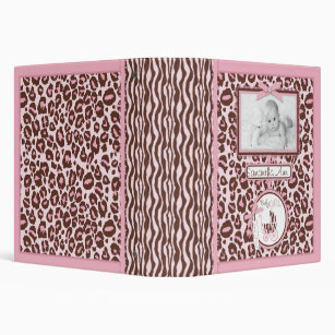 Cheetah Girl Photo Album Pink Binder