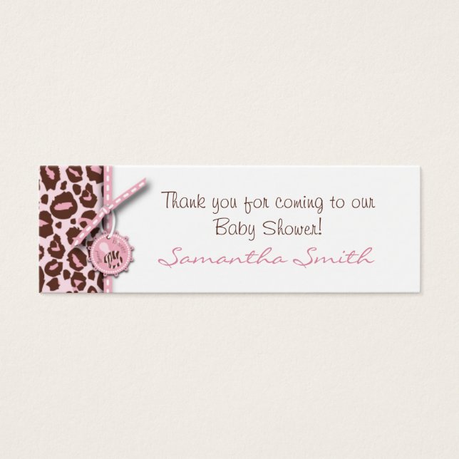 Cheetah Girl Skinny Gift Card Pink B (Front)