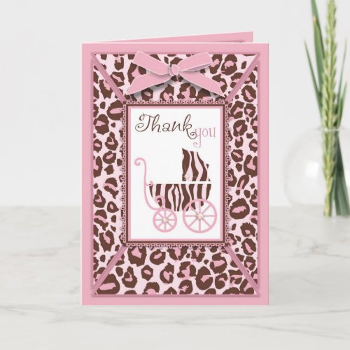 Cheetah Girl TY Card Pink