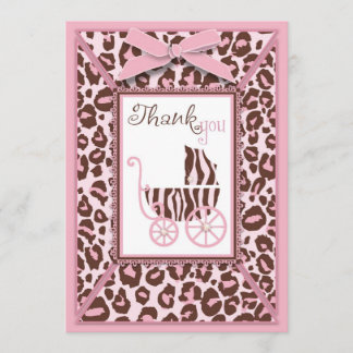 Cheetah Girl TY Card Pink A2