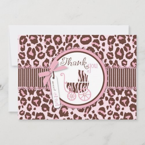 Cheetah Girl TY Card Pink B2