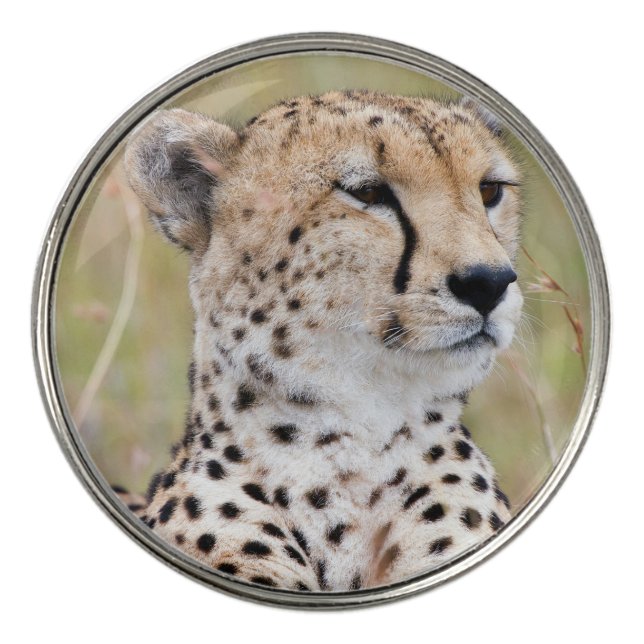 Cheetah Golf Ball Marker (Front)